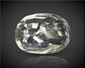 White Zircon Natural Certified 3.22 carats (DIN 90211 )